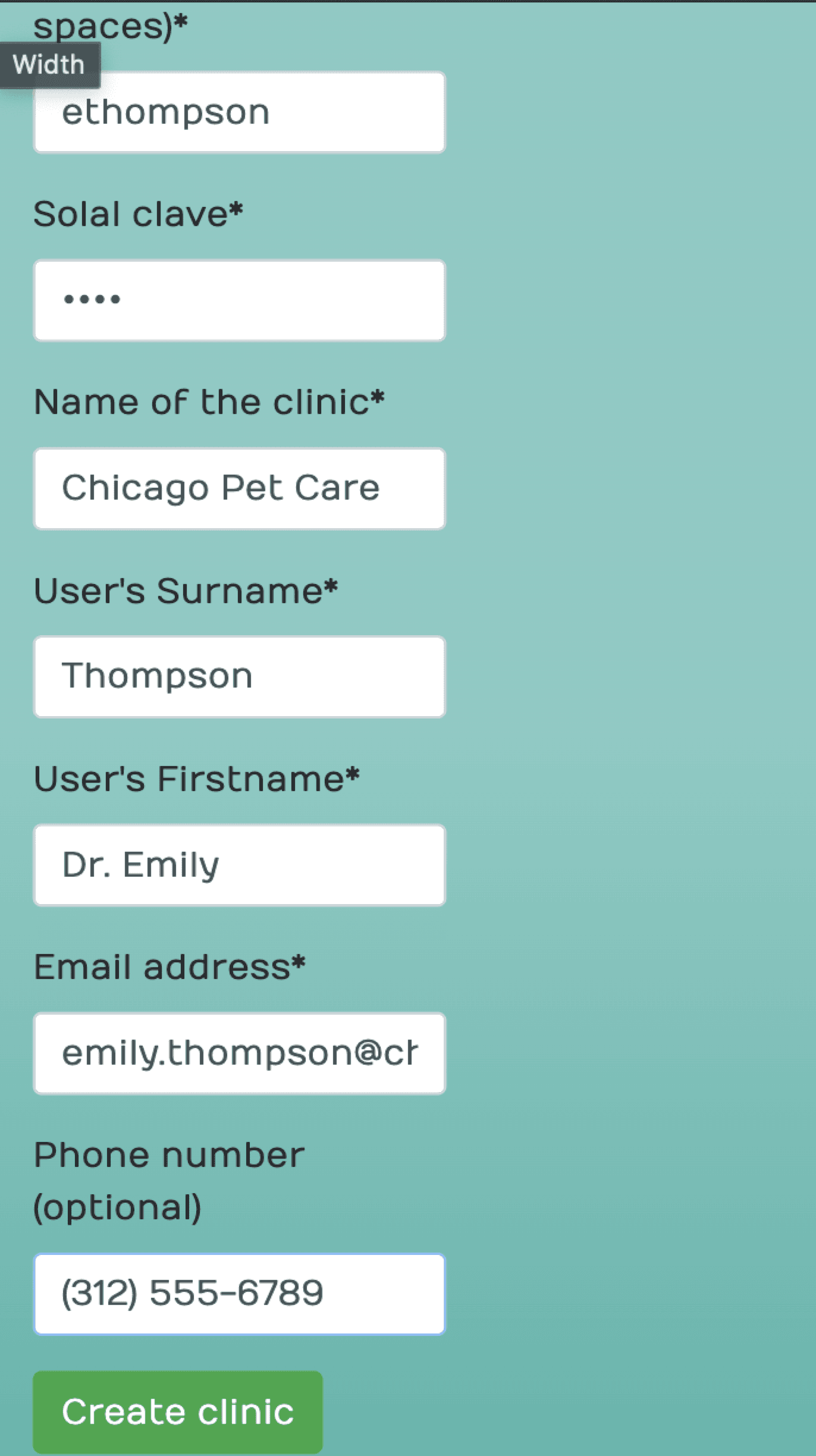 Signup